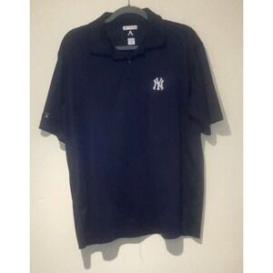 New York Yankees Antigua Shirt Mens Medium Blue MLB Baseball Yanks Major‎ League